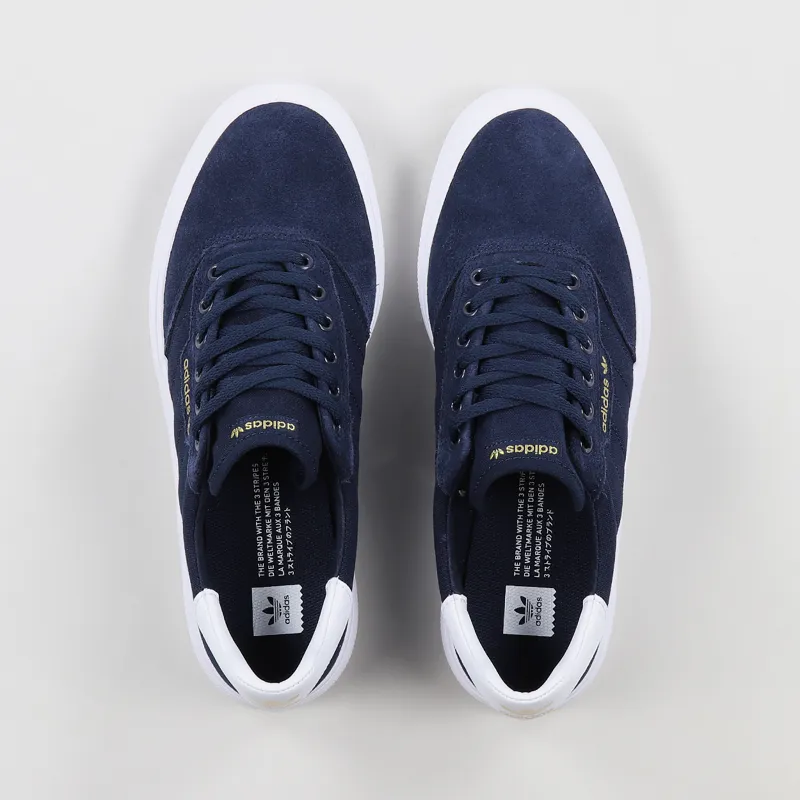 Adidas Skateboarding 3MC Vulc Shoes Navy White-6
