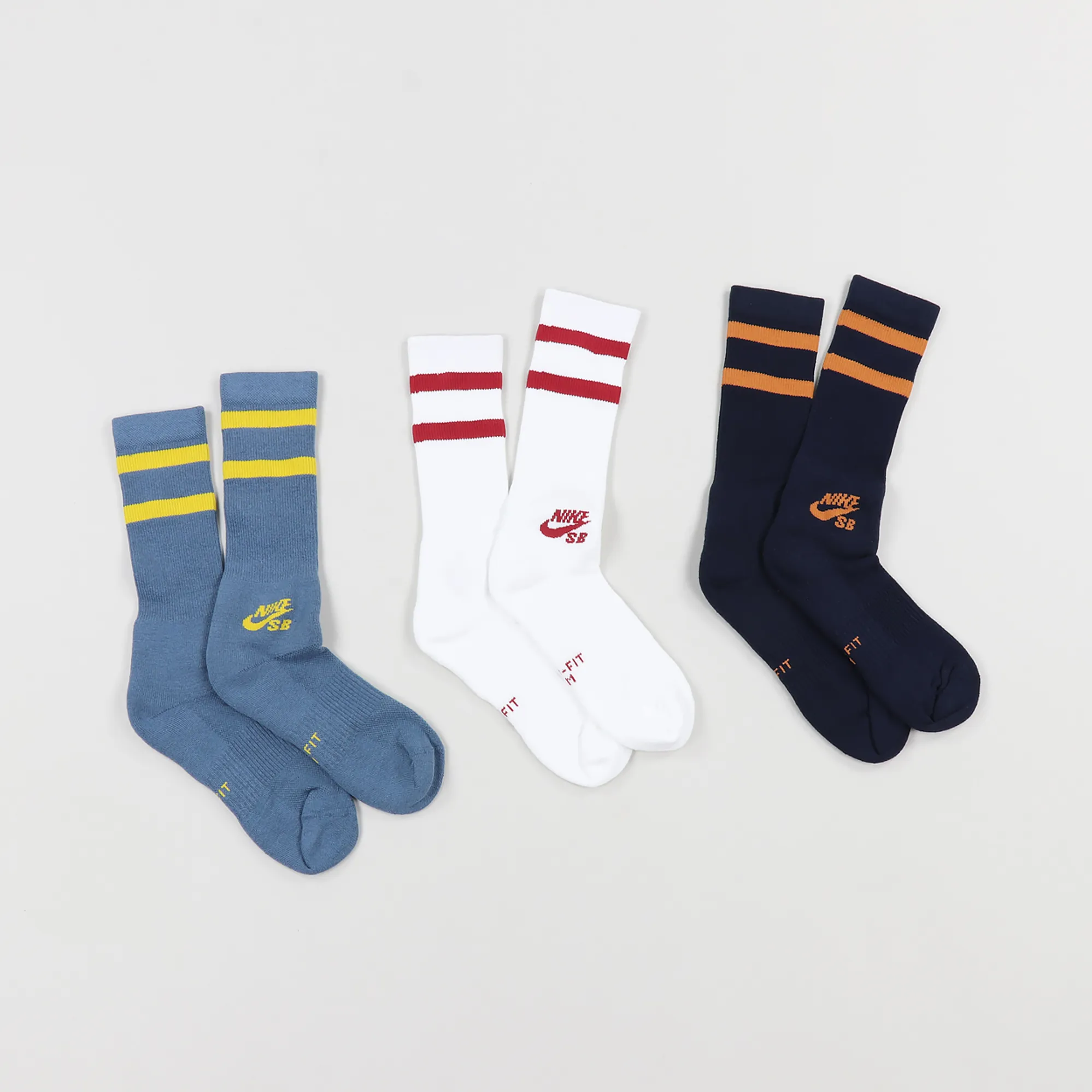 Nike SB Pack Dry Crew Socks Multi