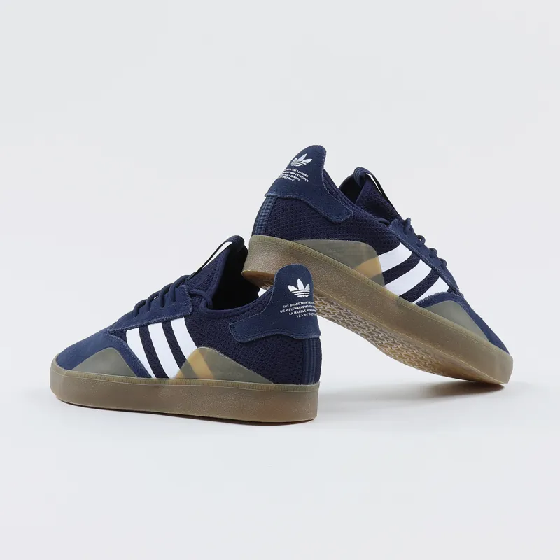Adidas Skateboarding 3ST.001 Shoes Navy White Gum-6