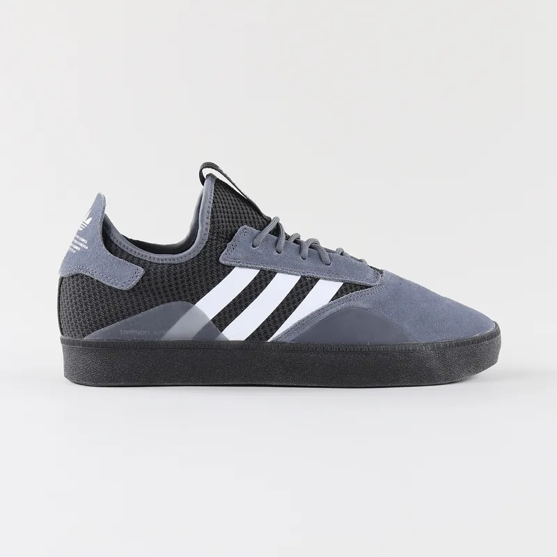 Nordamerika Dykker Mockingbird Adidas Skateboarding Mens 3ST.001 Shoes Onix Blue White Black