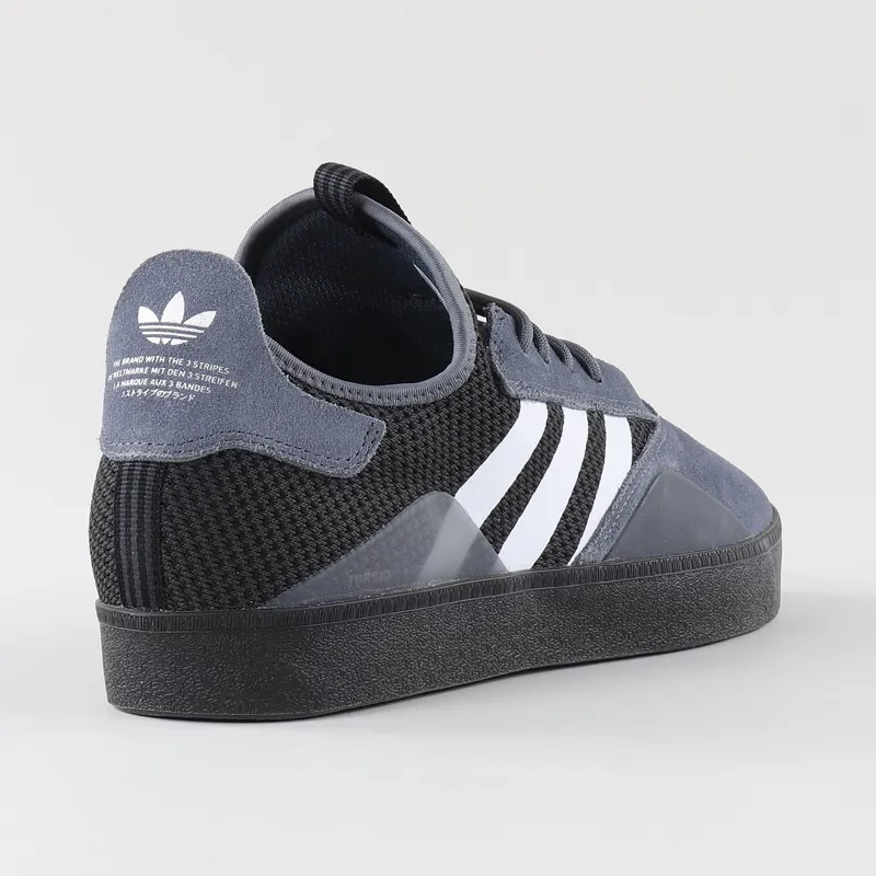 Nordamerika Dykker Mockingbird Adidas Skateboarding Mens 3ST.001 Shoes Onix Blue White Black