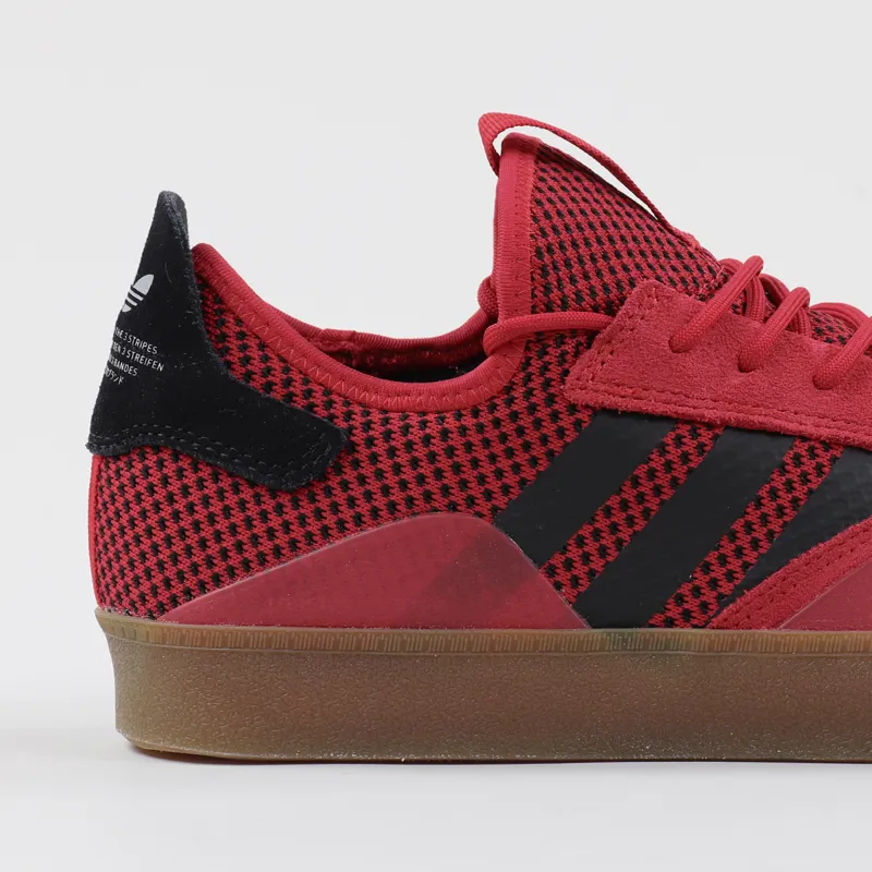 Adidas Skateboarding 3ST.001 Shoes Scarlet Black Gum-1
