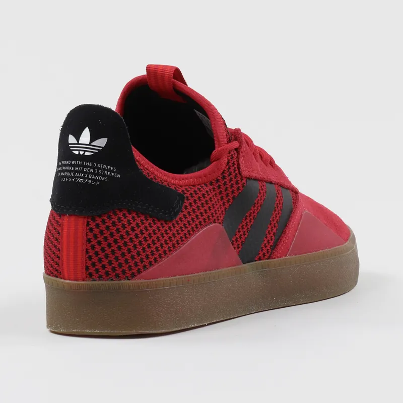 Adidas Skateboarding 3ST.001 Shoes Scarlet Black Gum-5