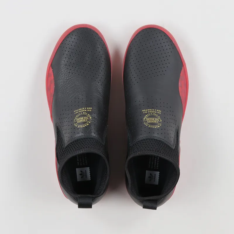 Adidas Skateboarding 3ST.002 Shoes Black Scarlet-6