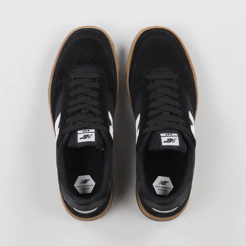 New Balance Numeric 440 Shoes Black Gum-6