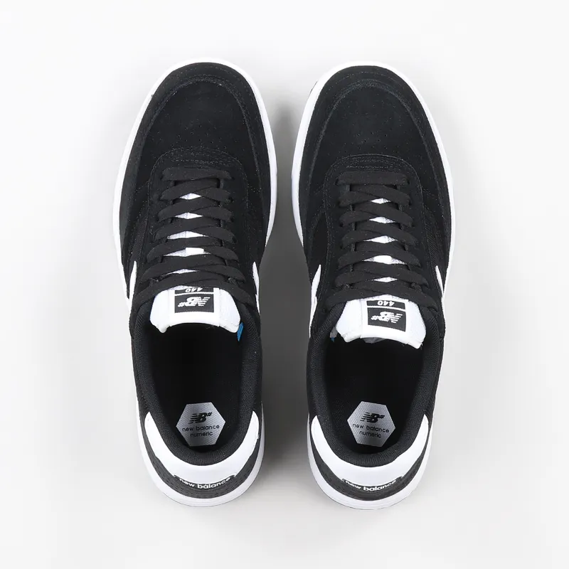 New Balance Numeric 440 Shoes Black White-6