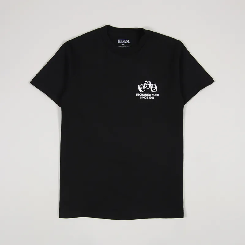 5Boro 4-5-6 Dice T Shirt Black-1