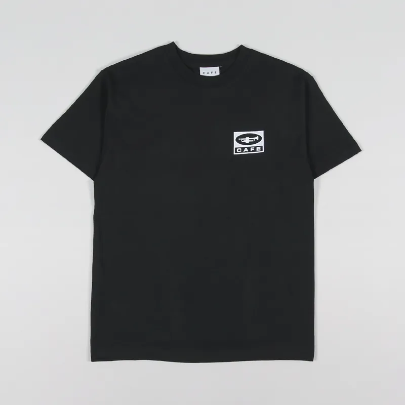 Skateboard Cafe 45 T Shirt Black-1