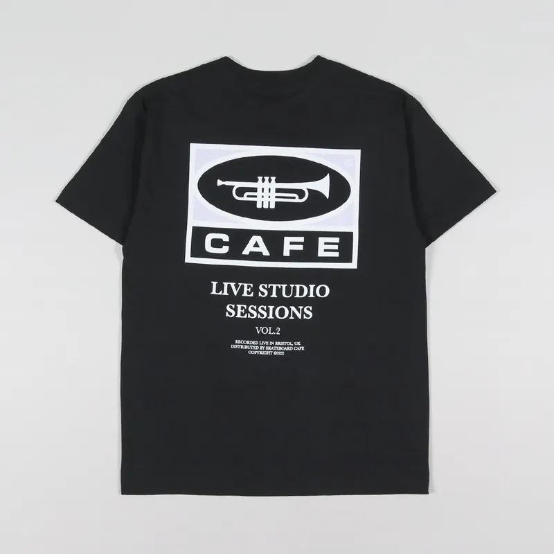 Skateboard Cafe 45 T Shirt Black