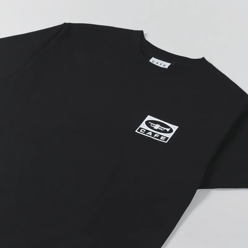 Skateboard Cafe 45 T Shirt Black-3