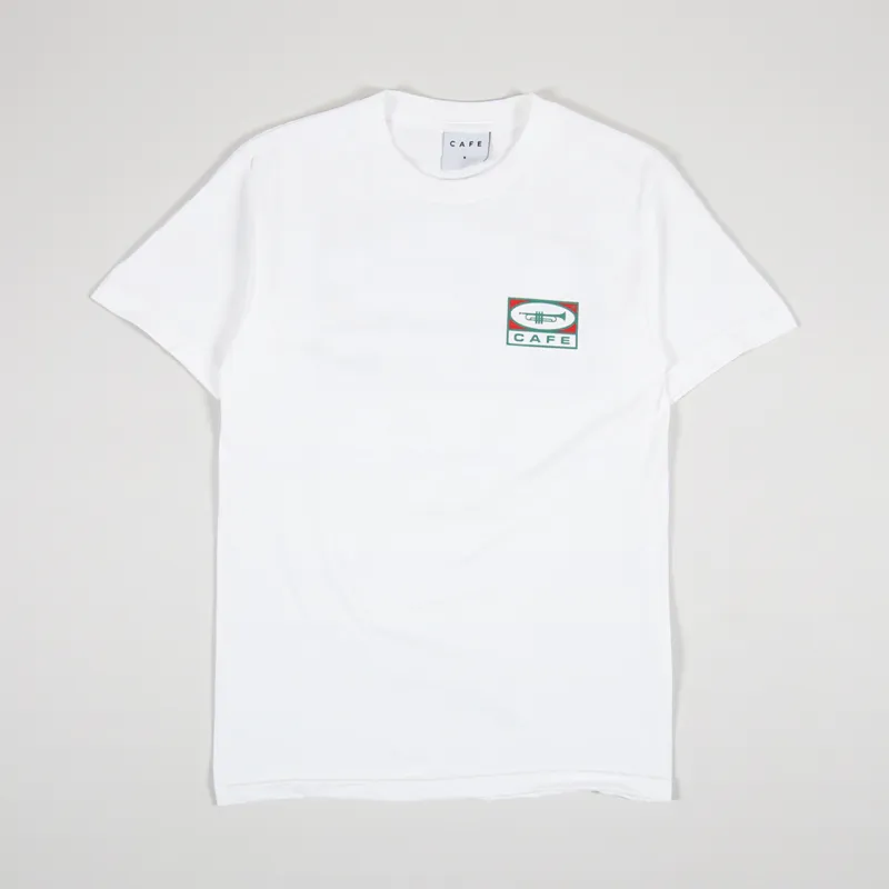 Skateboard Cafe 45 T Shirt White-1