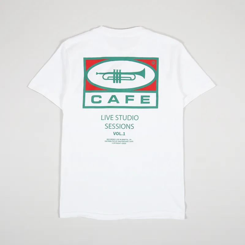 Skateboard Cafe 45 T Shirt White