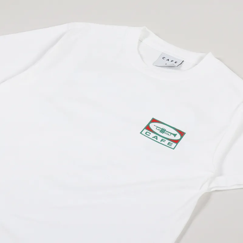 Skateboard Cafe 45 T Shirt White-3