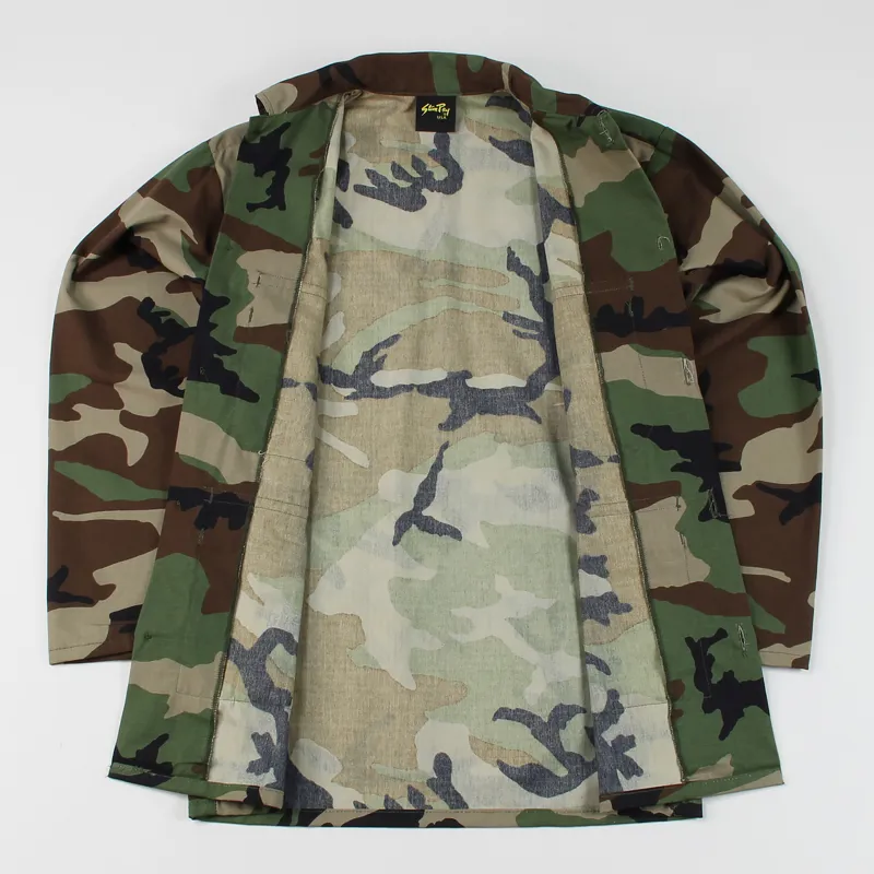 Stan Ray 4 Pocket Fatigue Jacket Woodland Camo-5