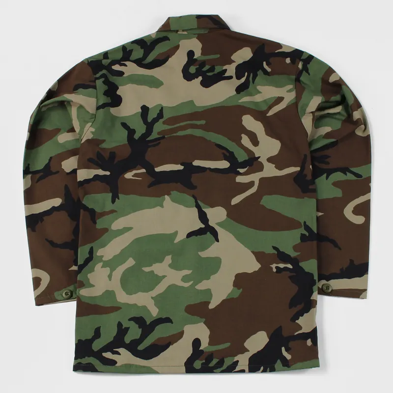 Stan Ray 4 Pocket Fatigue Jacket Woodland Camo-6