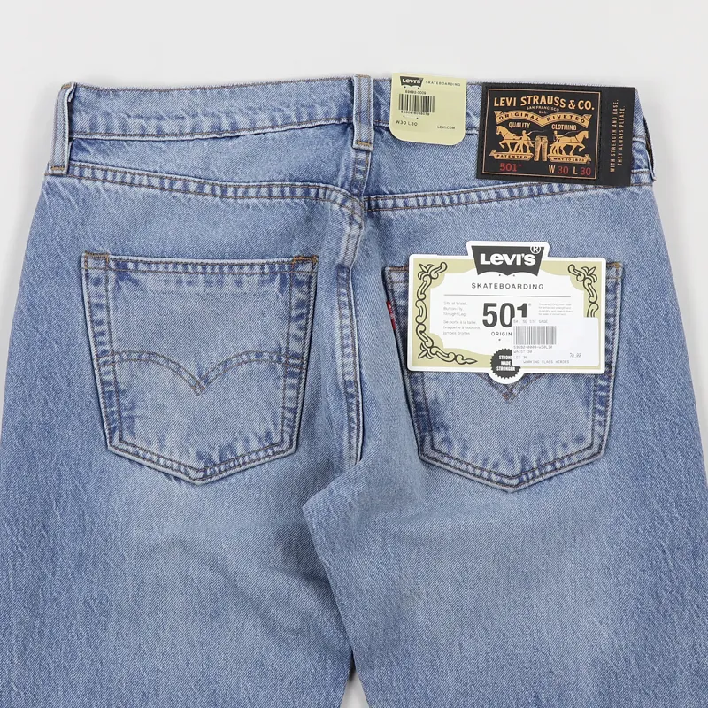 Levis Skate 501 Original Fit Jeans SE STF Sage-5