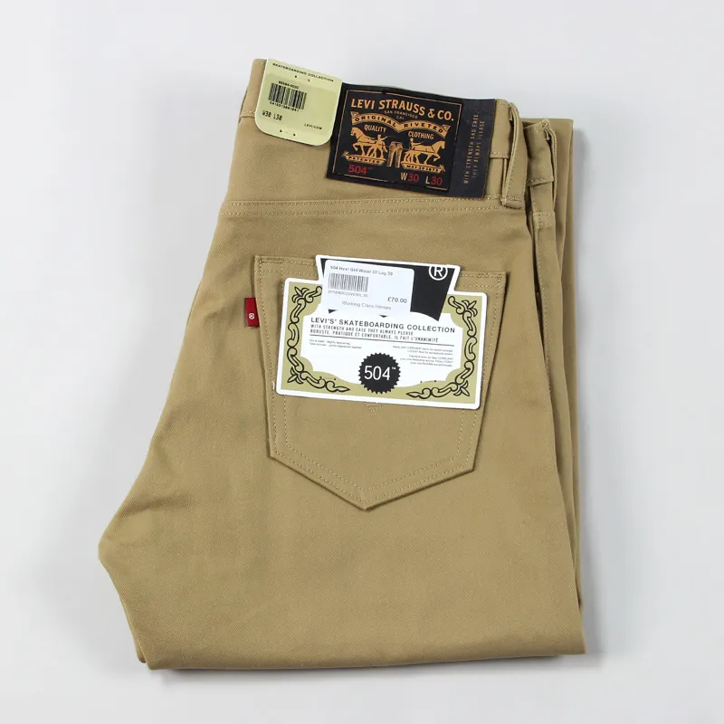 Levis Skate 504 Regular Fit Jeans Harvest Gold-4