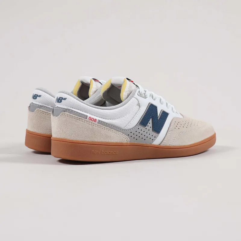 New Balance Numeric 508 Shoes White Blue-2