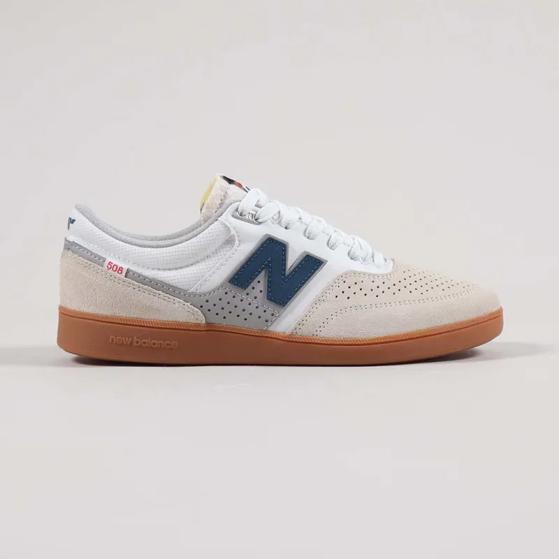New Balance Numeric 508 Shoes White Blue-4
