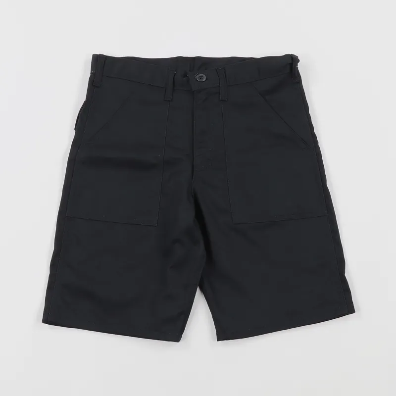 Stan Ray 5500 Fatigue Shorts Black Twill-1