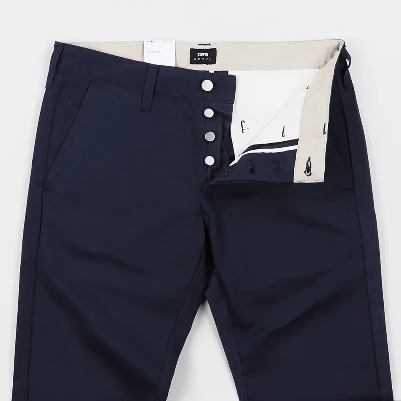 Edwin 55 Chino Navy Rinsed-1