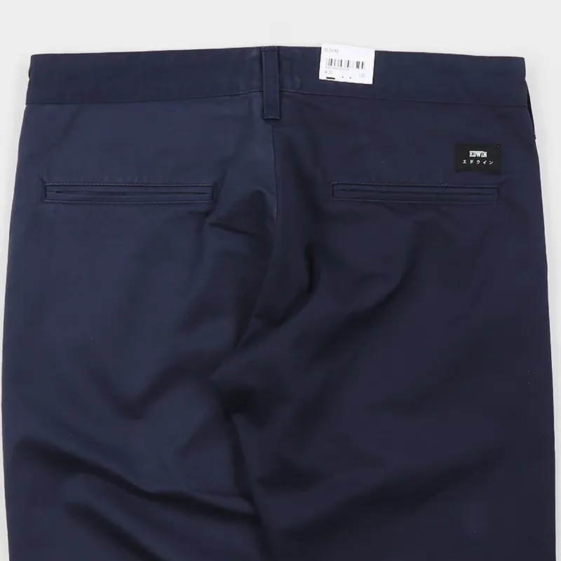 Edwin 55 Chino Navy Rinsed-5