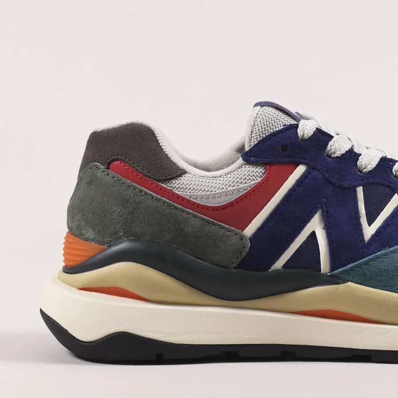 New Balance 57/40 Shoes Light Cliff Grey Velocity Red-3