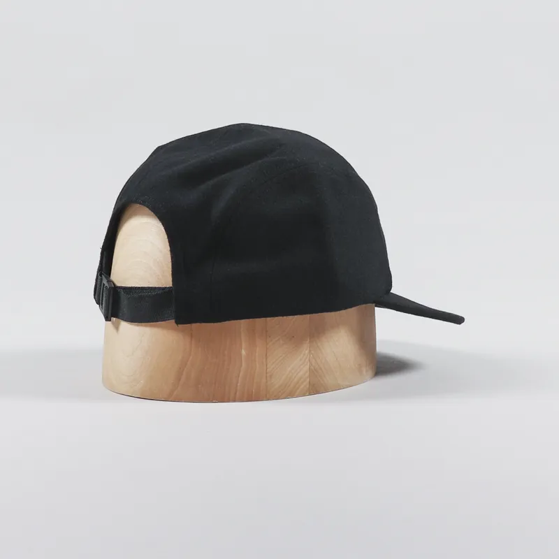 Arcteryx Mens Lightweight Five Panel Wool Hat Black Heather Cap