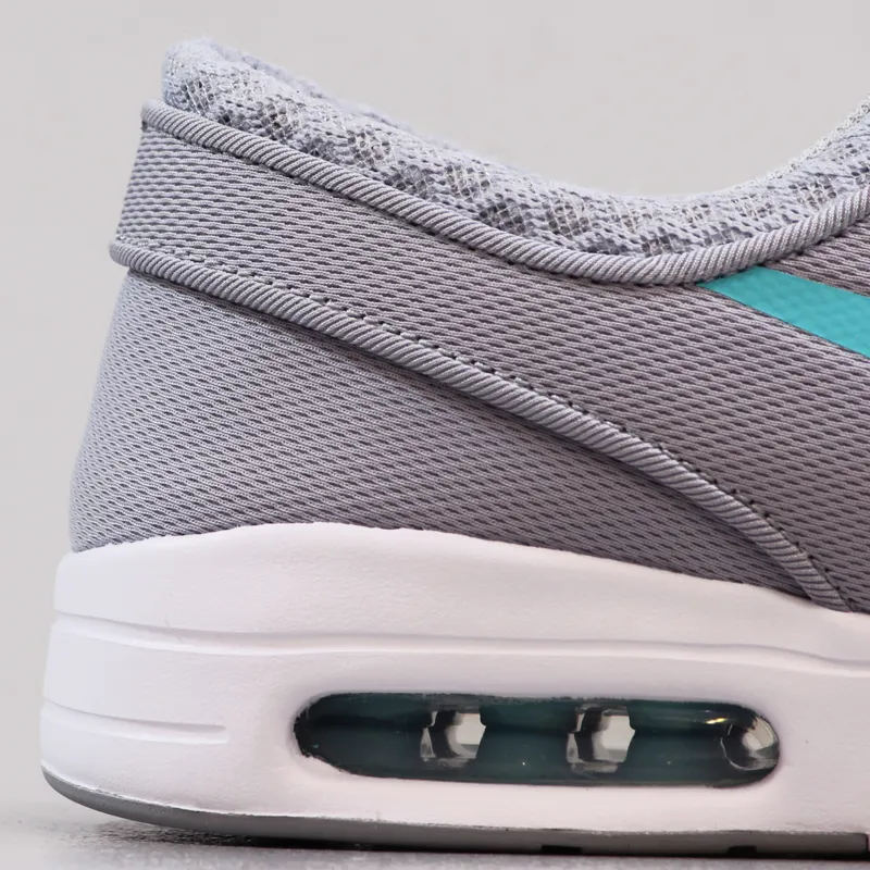 Nike SB Janoski Max Shoes Wolf Grey Light Retro White