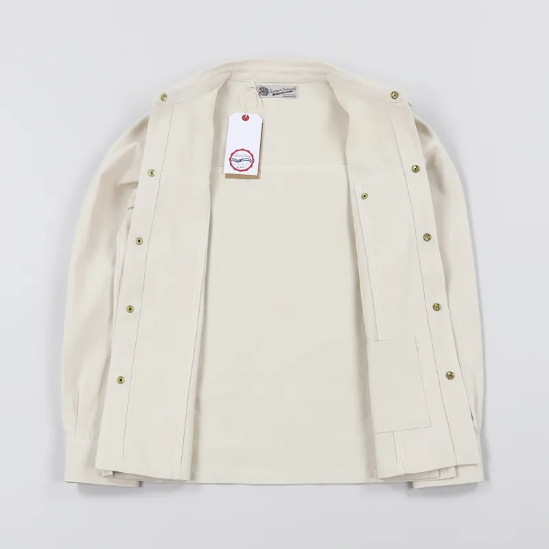 Eat Dust 666 Wolf Shirt Off White-4