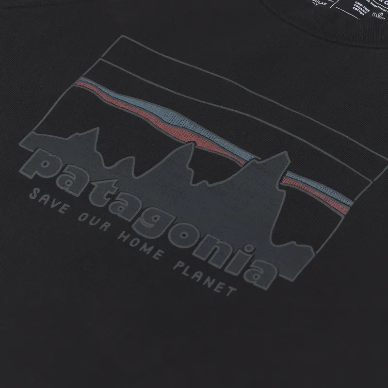 Patagonia 73 Skyline Organic Crew Sweatshirt Black-5