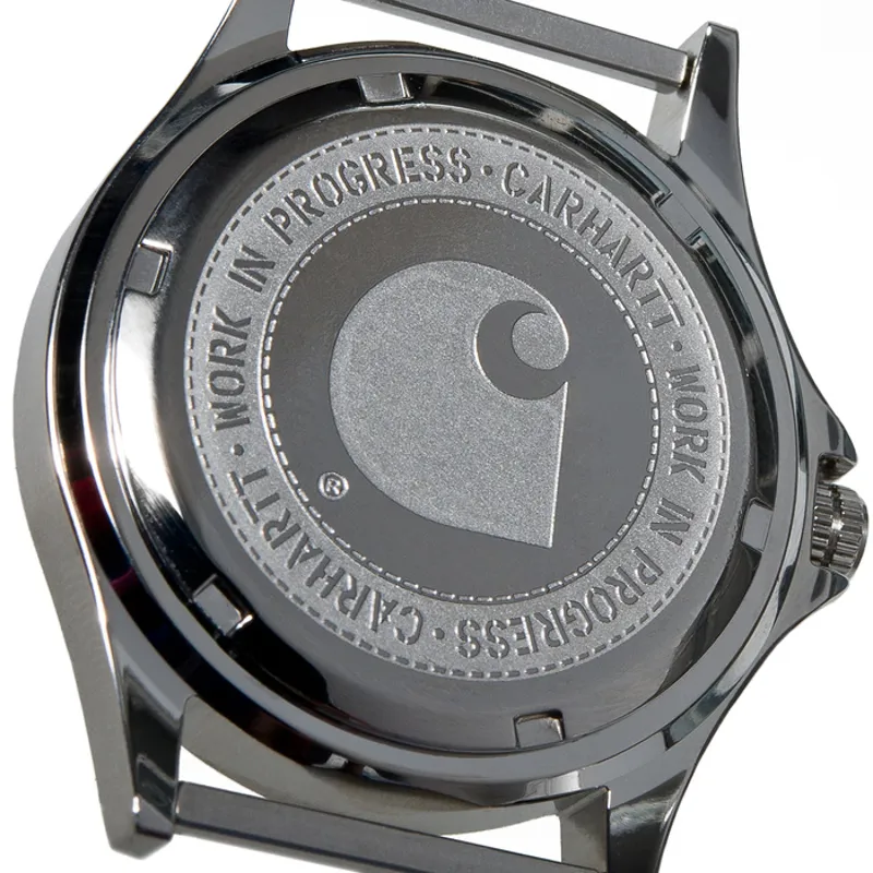 Carhartt Military Watch - Navy, Red and Black-3