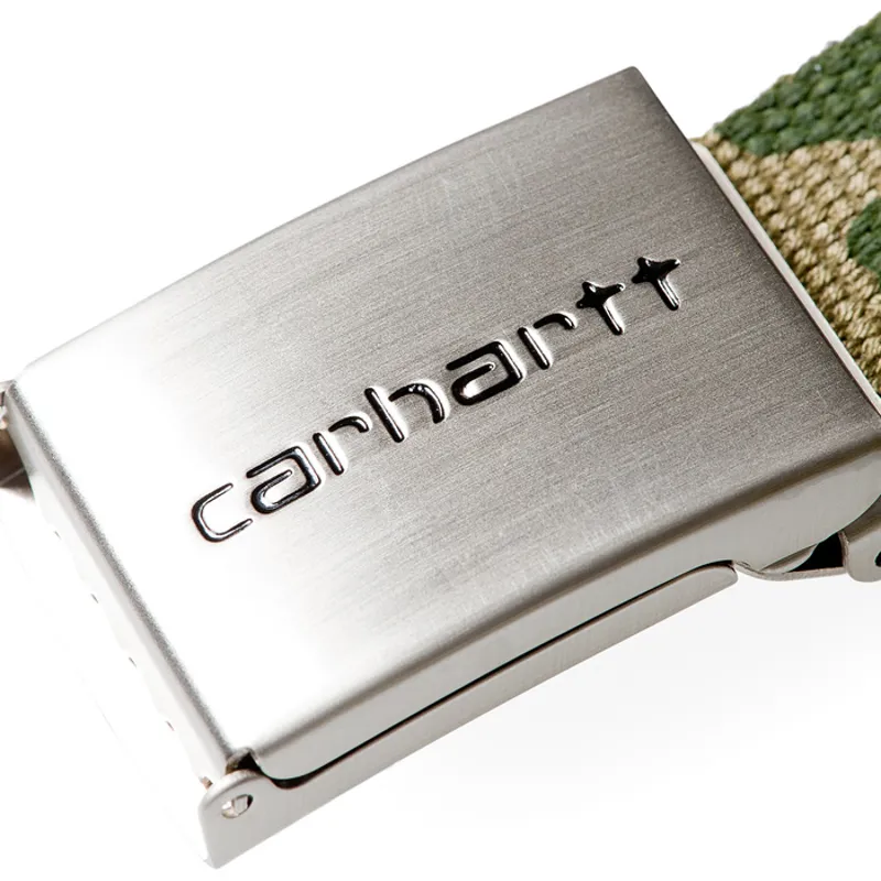 Carhartt Clip Belt Chrome Acrylic - Camo Green-1