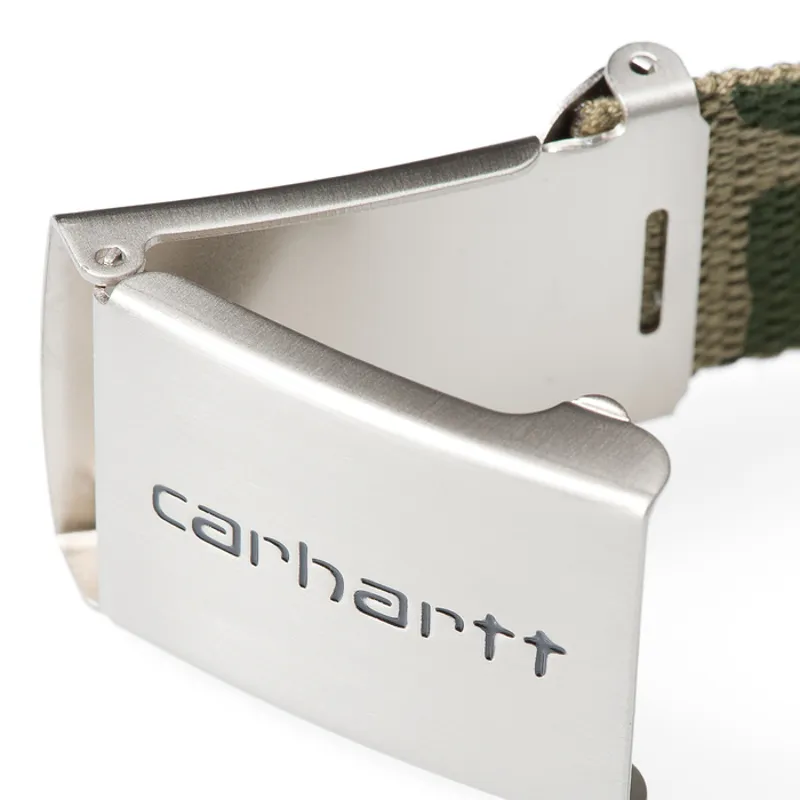 Carhartt Clip Belt Chrome Acrylic - Camo Green-3