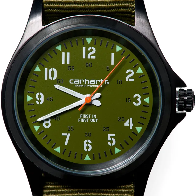 Carhartt Military Watch Cypress and Black-3