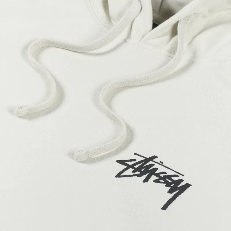 Stussy Mens 8 Ball Fade Logo Pullover Hoodie Putty