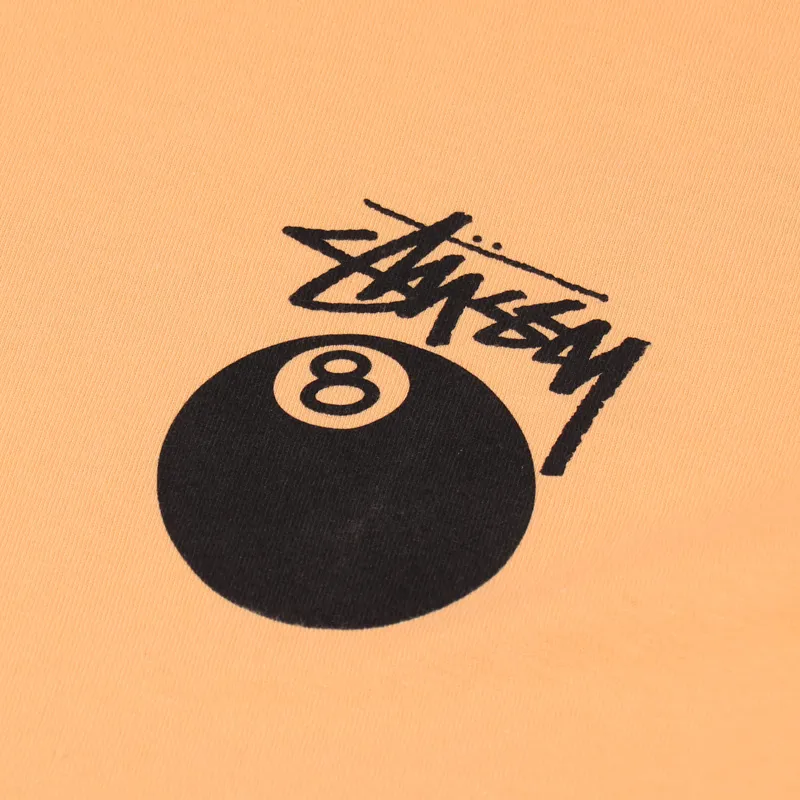 Stussy 8 Ball T Shirt Peach-4