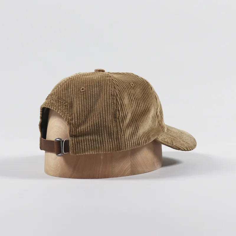 Norse Projects 8 Wale Cord Sports Cap Utility Khaki-1
