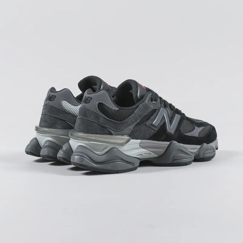 New Balance Mens Suede 9060 Shoes Black Castlerock