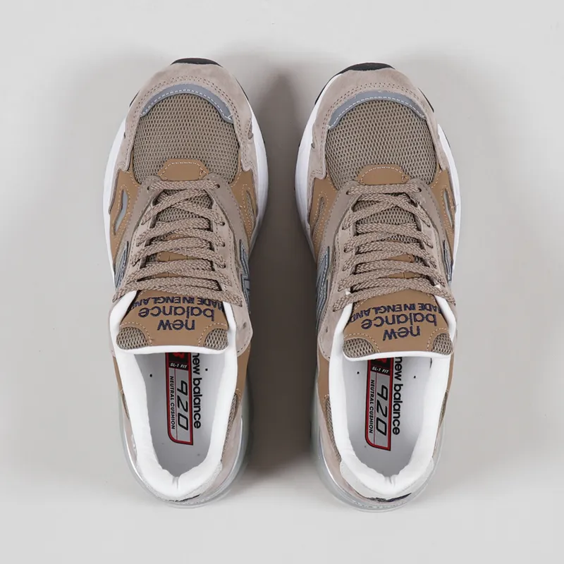 New Balance Made In UK 920 Shoes Sand Navy-3