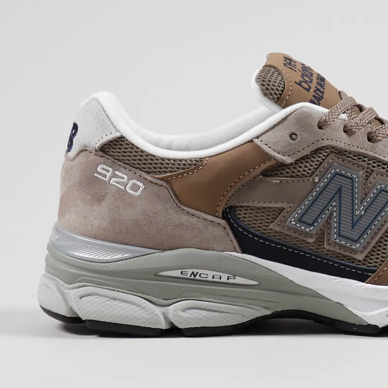 New Balance Made In UK 920 Shoes Sand Navy-5