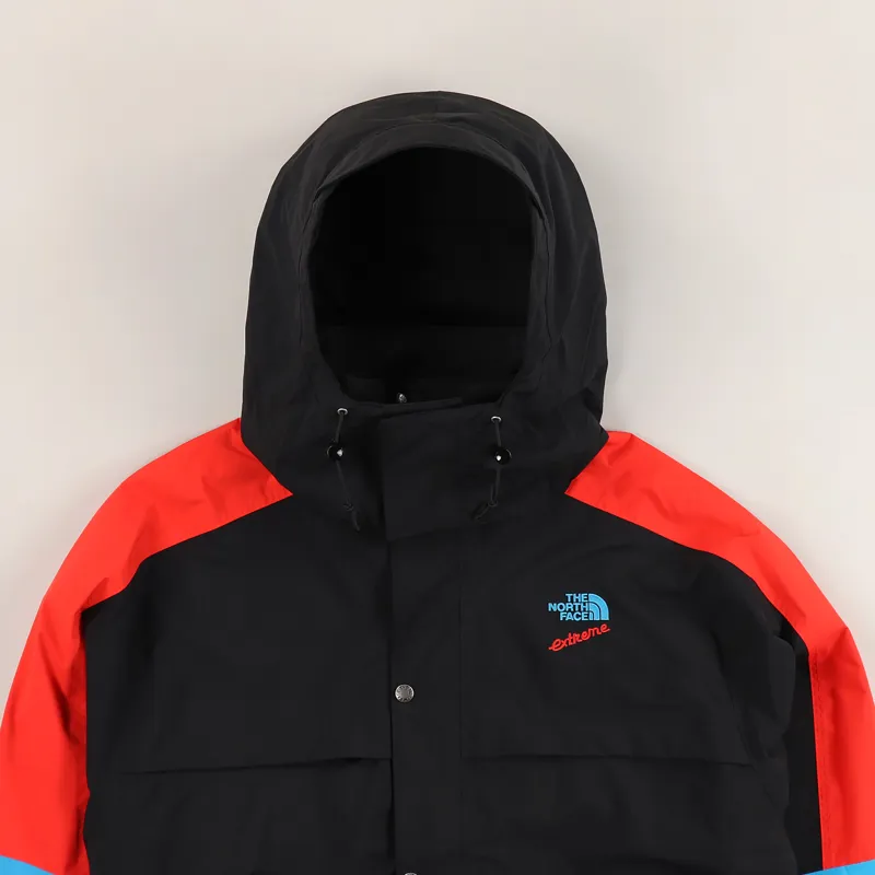 The North Face Mens 1992 Extreme Rain Skiing Jacket Black Combo