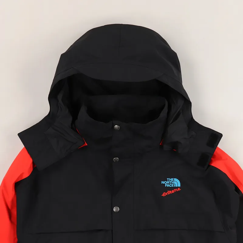 The North Face Mens 1992 Extreme Rain Skiing Jacket Black Combo