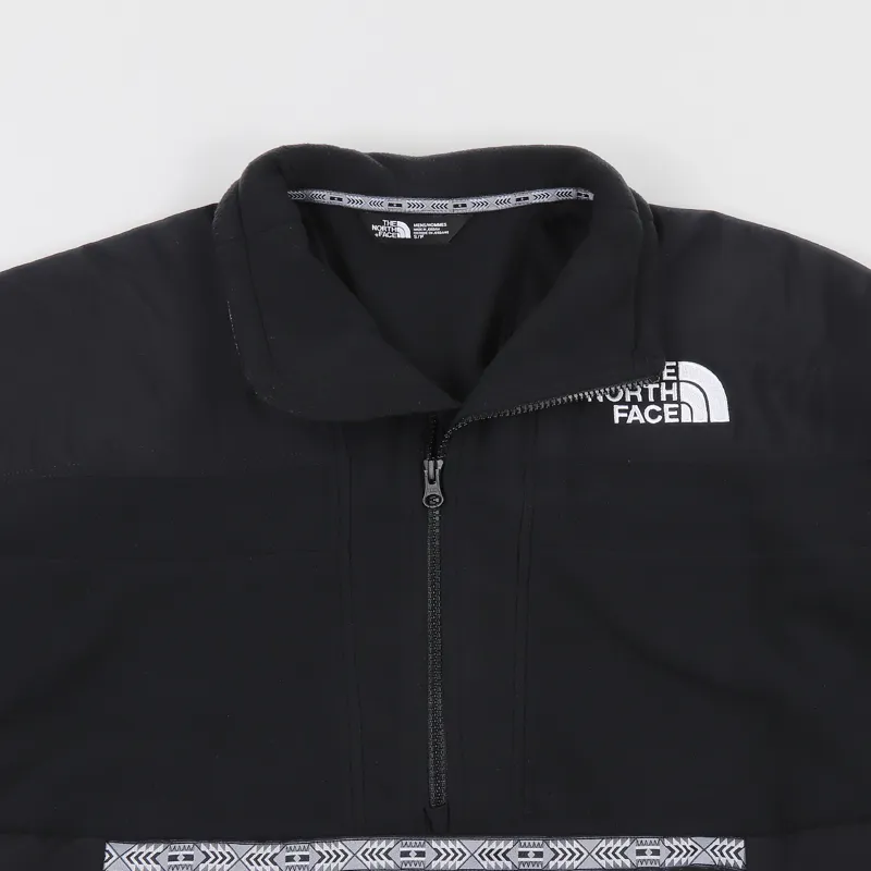 The North Face Mens 92 Rage Fleece Zip Neck Anorak Jacket Black