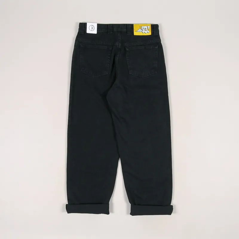 Polar Skate Co. Mens 93 Denim Jeans Pitch Black Trousers