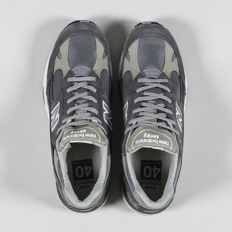 haj overalt lungebetændelse New Balance Made In UK 40th Anniversary 991 Shoes Grey Off White