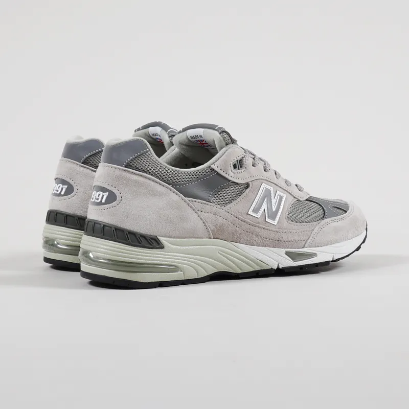 New Balance Made In UK 991 Shoes Grey White-2