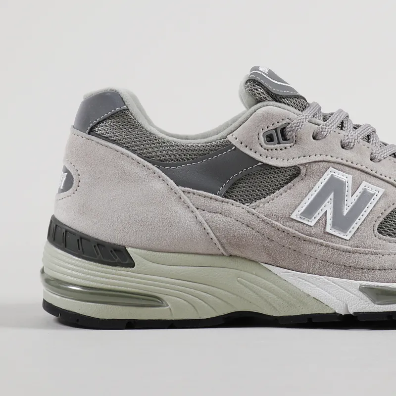 New Balance Made In UK 991 Shoes Grey White-5