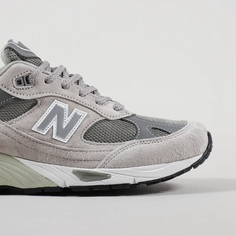 New Balance Made In UK 991 Shoes Grey White-6