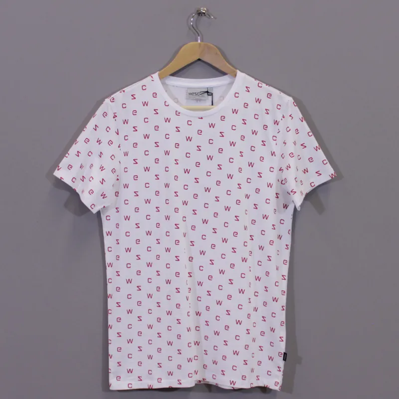 WeSC AOP T Shirt - White